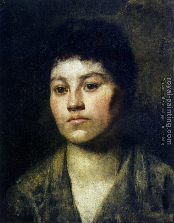 Anton Azbe : Portrait of a girl III